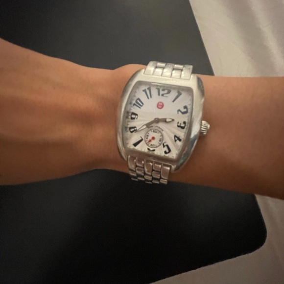 Michele silver urban watch, small, needs battery replacement - Picture 2 of 3